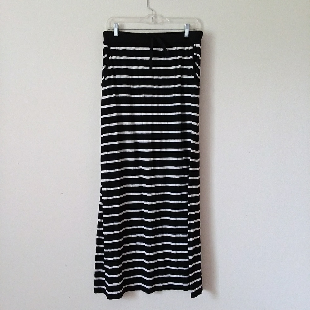 Max Studio Striped Maxi Skirt